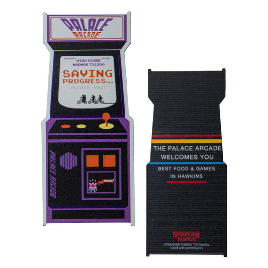 Stranger Things Lesezeichen Arcade Metal Image 1