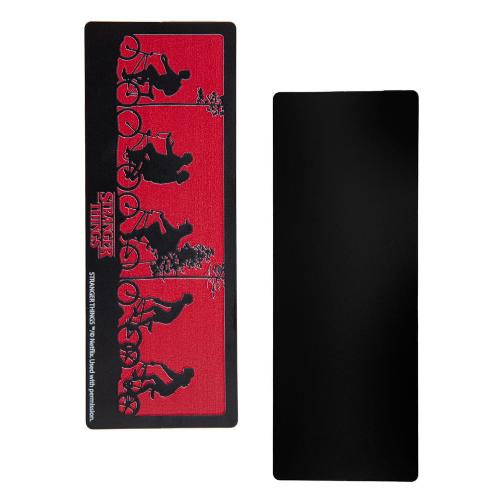 Stranger Things Lesezeichen Silhouette Metal Image 1