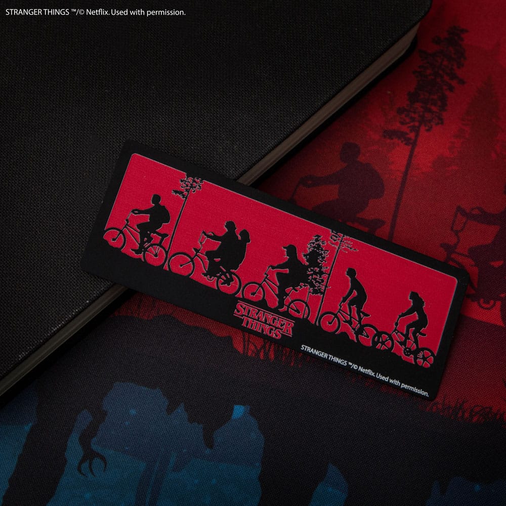 Stranger Things Lesezeichen Silhouette Metal Image 2