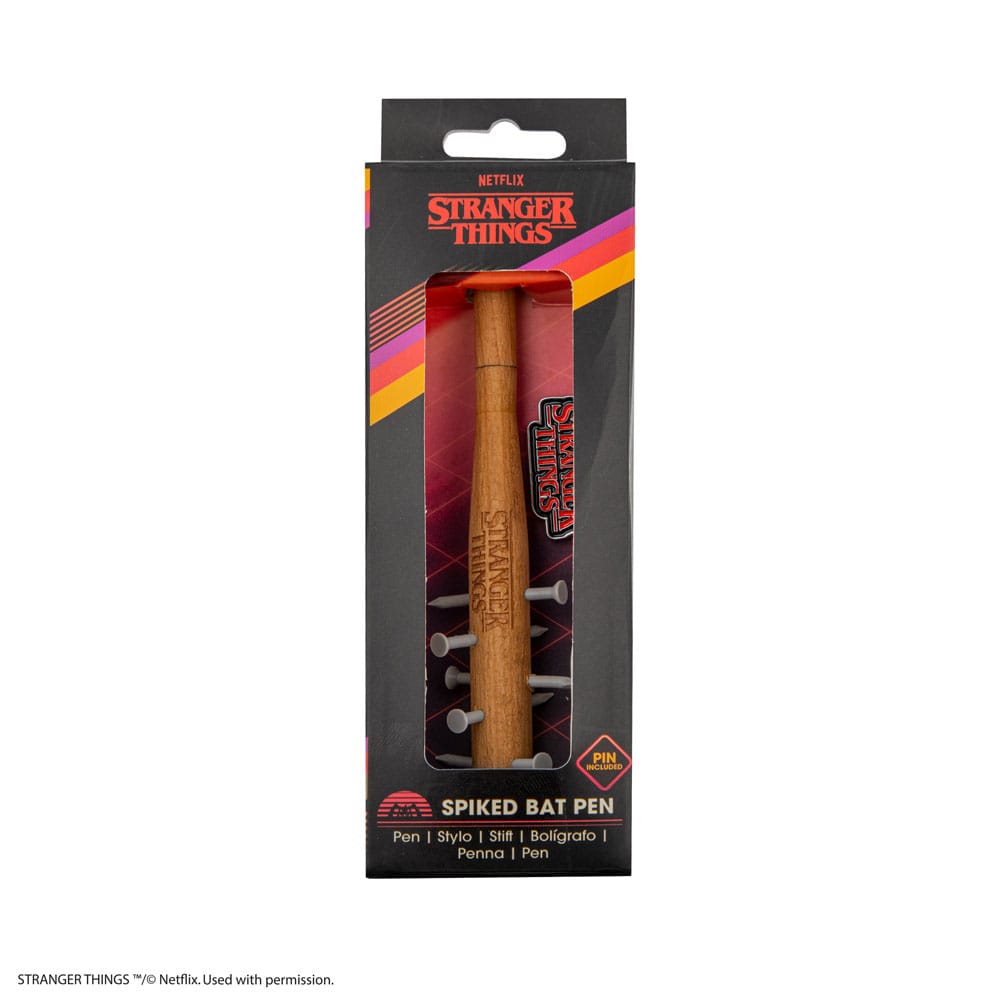 Stranger Things Stachelige Schlägerkugelschreiber & Stranger Things Anstecknadel Image 4