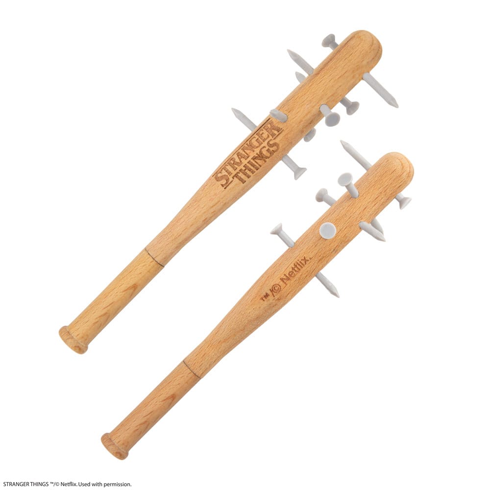 Stranger Things Stachelige Schlägerkugelschreiber & Stranger Things Anstecknadel Image 5