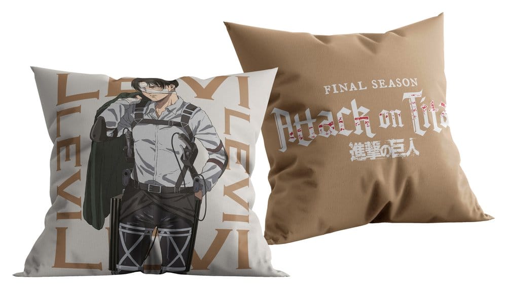 Attack on Titan (Final Season) Dekokissen Levi 40x40 cm Image
