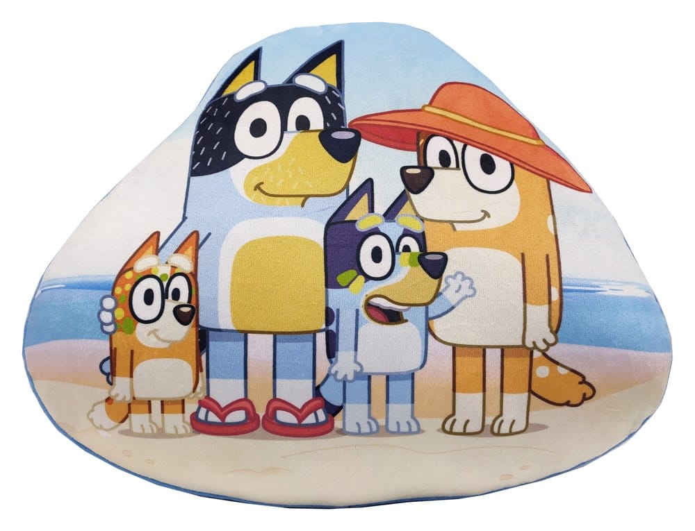 Bluey Dekokissen Vacation 40 cm Image 1