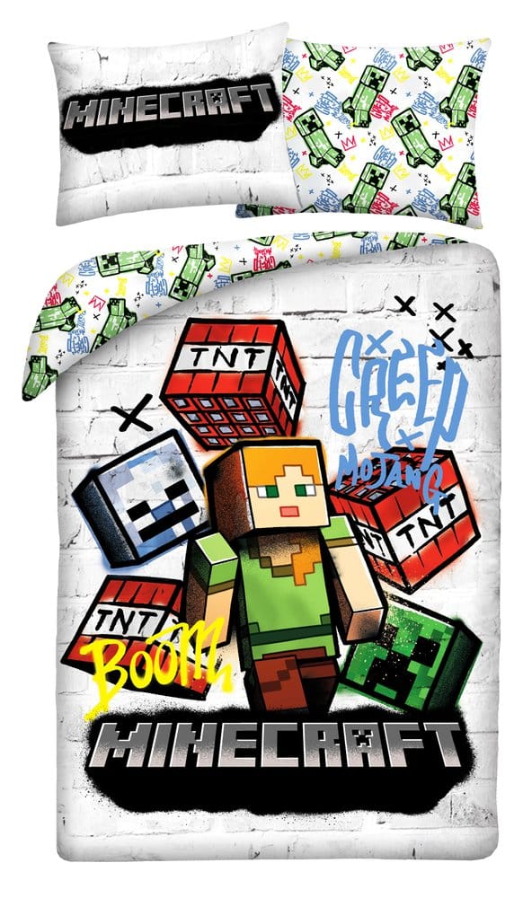 Minecraft Bettwäsche Ver. 11 140 x 200 cm / 70 x 90 cm Image