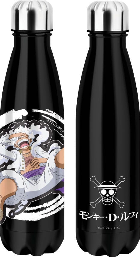 One Piece Thermosflasche Luffy Gear 5 Black Image