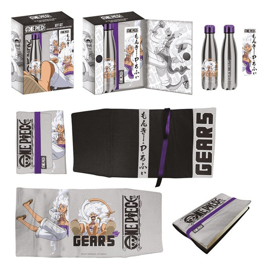 One Piece Stahlflasche, Sticker, Buchumschlag Geschenkset Gears Image