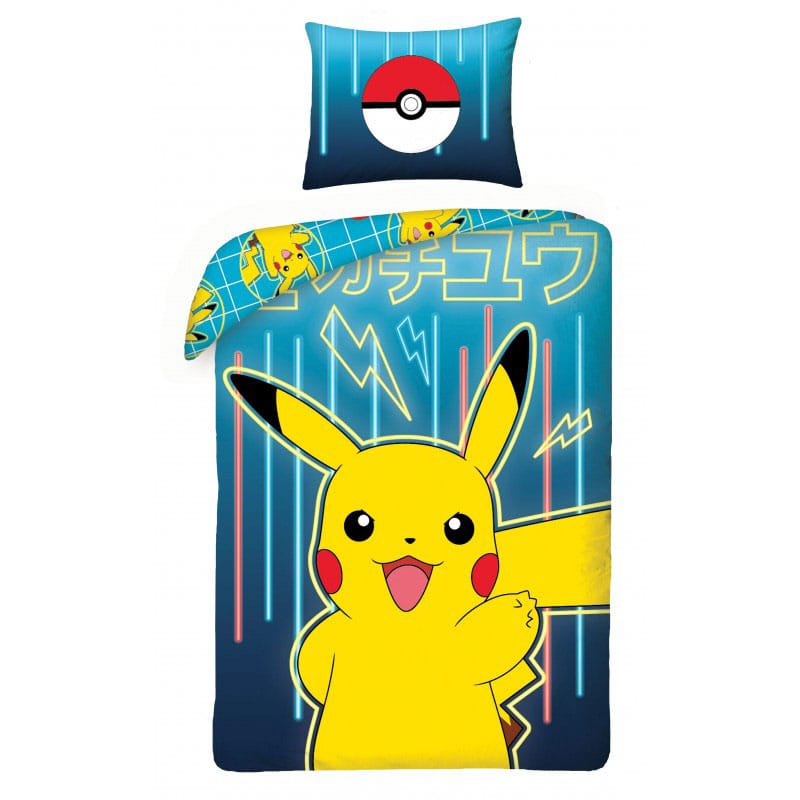 Pokémon Bettwäsche Pikachu 140 x 200 cm / 70 x 90 cm Image