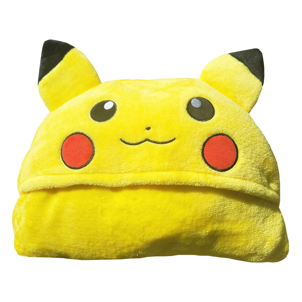 Pokémon Coral Decke mit Mütze Pikachu 120 x 150 cm Image 1