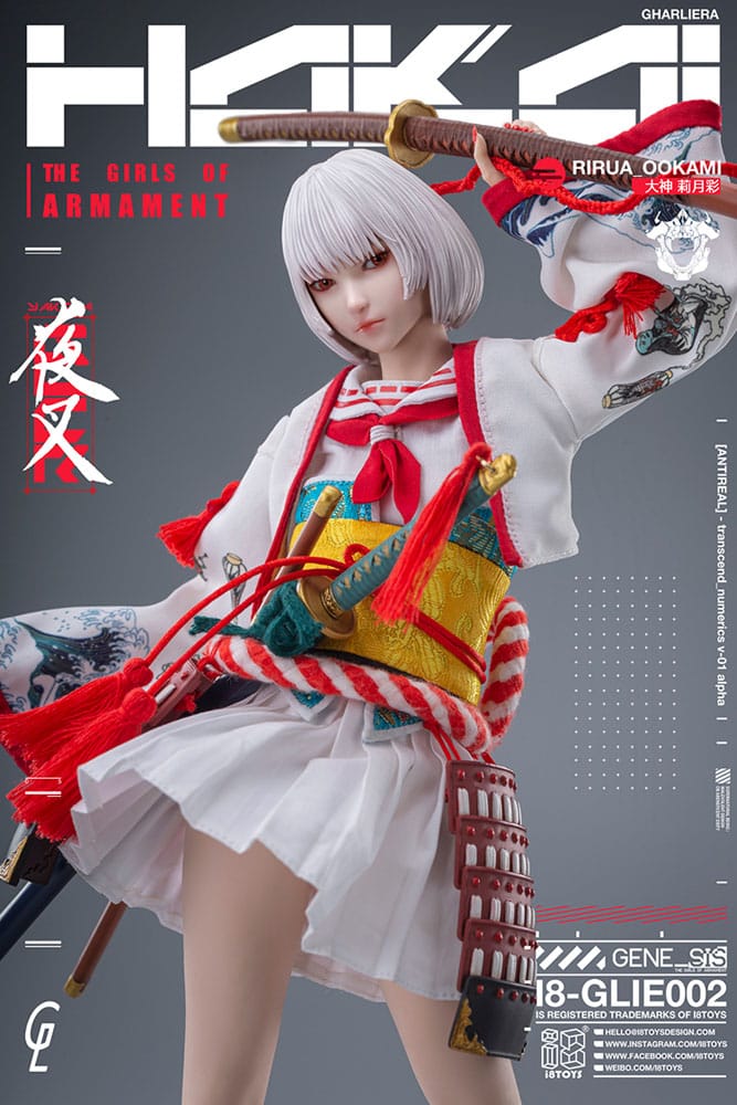 Original Character i8Toys x Gharliera Actionfigur 1/6 The Girls of Armament Rirua Ookami 28 cm Image 8