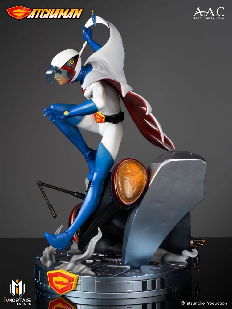 Gatchaman Amazing Art Collection Statue Ken the Eagle, The Leader of the Science Ninja Team 34 cm Image 4