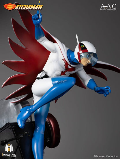 Gatchaman Amazing Art Collection Statue Ken the Eagle, The Leader of the Science Ninja Team 34 cm Image 7
