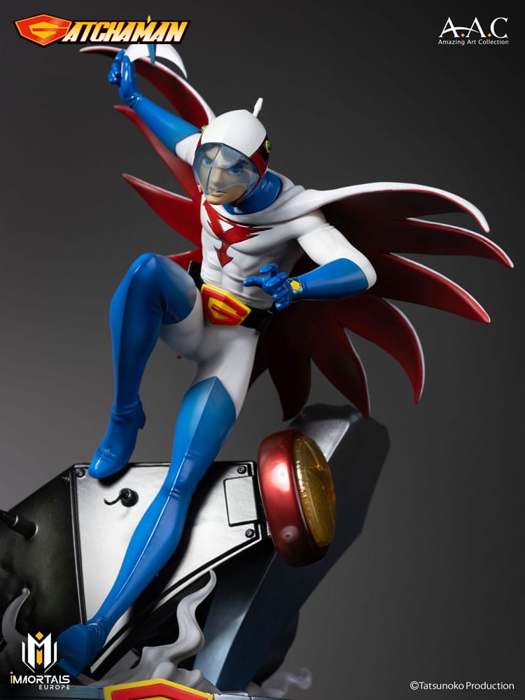 Gatchaman Amazing Art Collection Statue Ken the Eagle, The Leader of the Science Ninja Team 34 cm Image 8