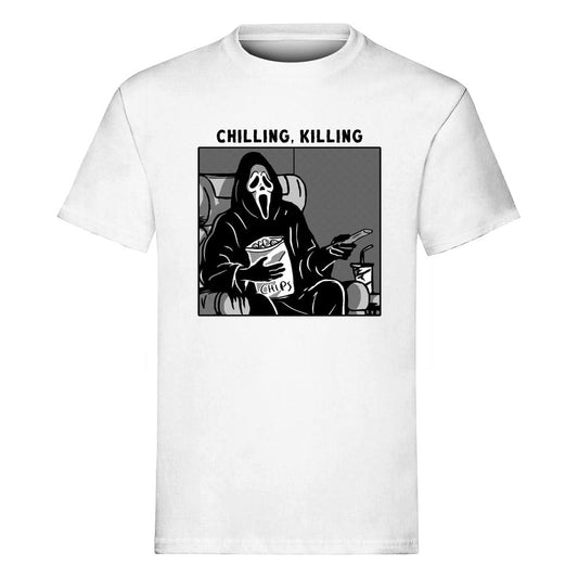 Scream - Schrei! T-Shirt Ghost Face Chilling, Killing Größe L Image