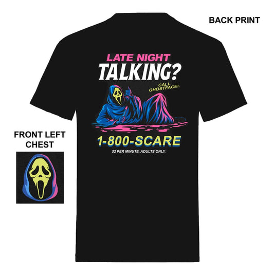 Scream - Schrei! T-Shirt Ghost Face Late Night Talking  Größe S Image
