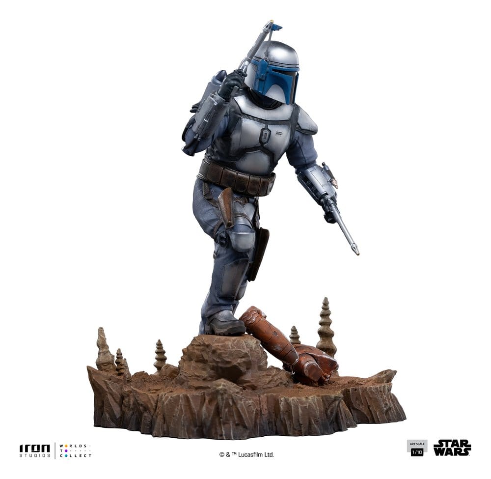Star Wars Jango Fett Art Scale Statue 1/10 Jango Fett 21 cm Image 4