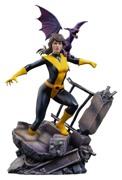 Marvel Kitty Pride & Lockheed X-Men Comics BDS Art Scale Statue 1/10 Kitty Pride & Lockheed 24 cm Image 1