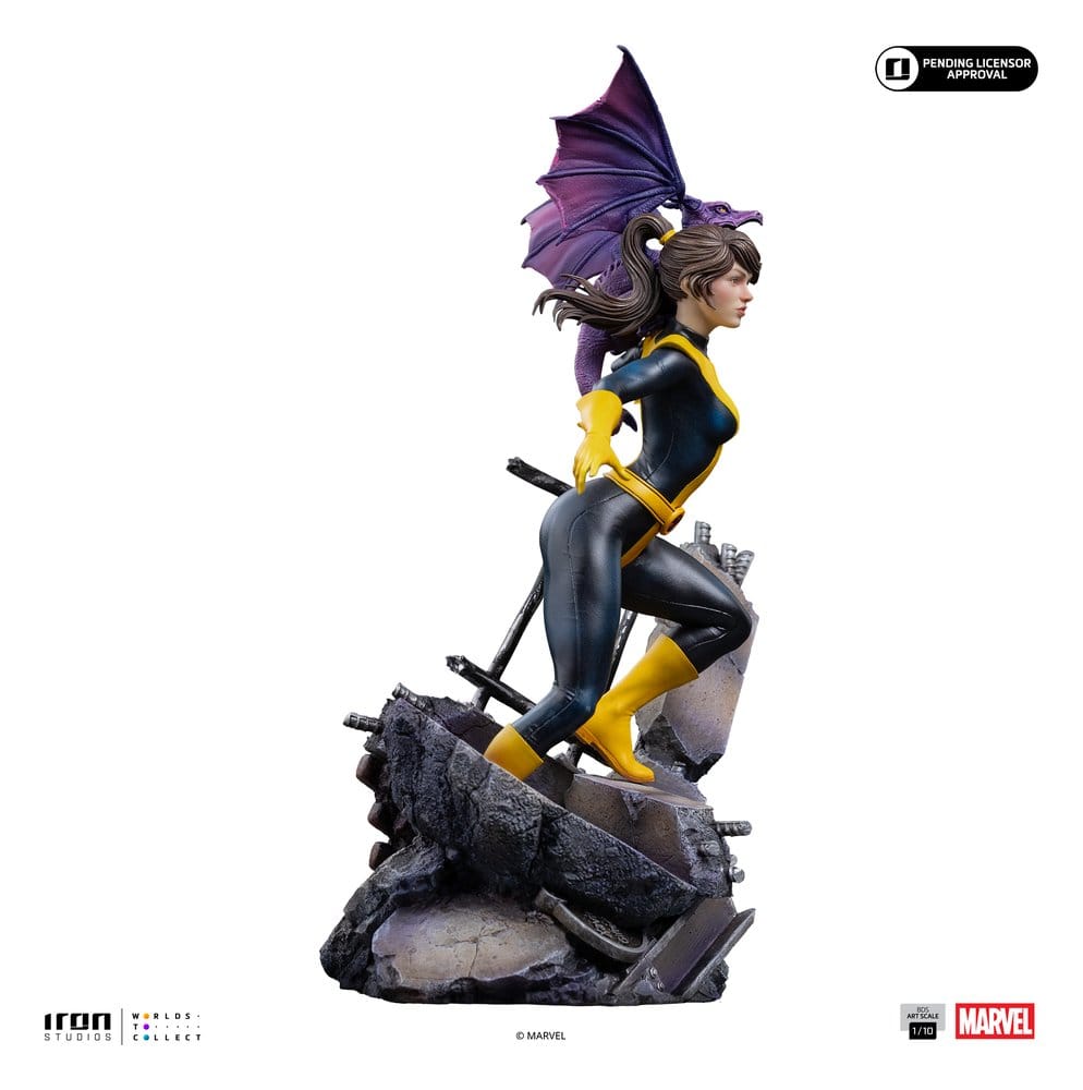 Marvel Kitty Pride & Lockheed X-Men Comics BDS Art Scale Statue 1/10 Kitty Pride & Lockheed 24 cm Image 4