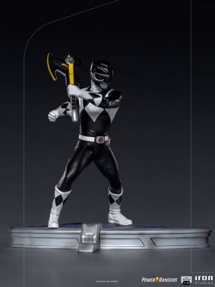 Power Rangers BDS Art Scale Statue 1/10 Black Ranger 17 cm Image 5