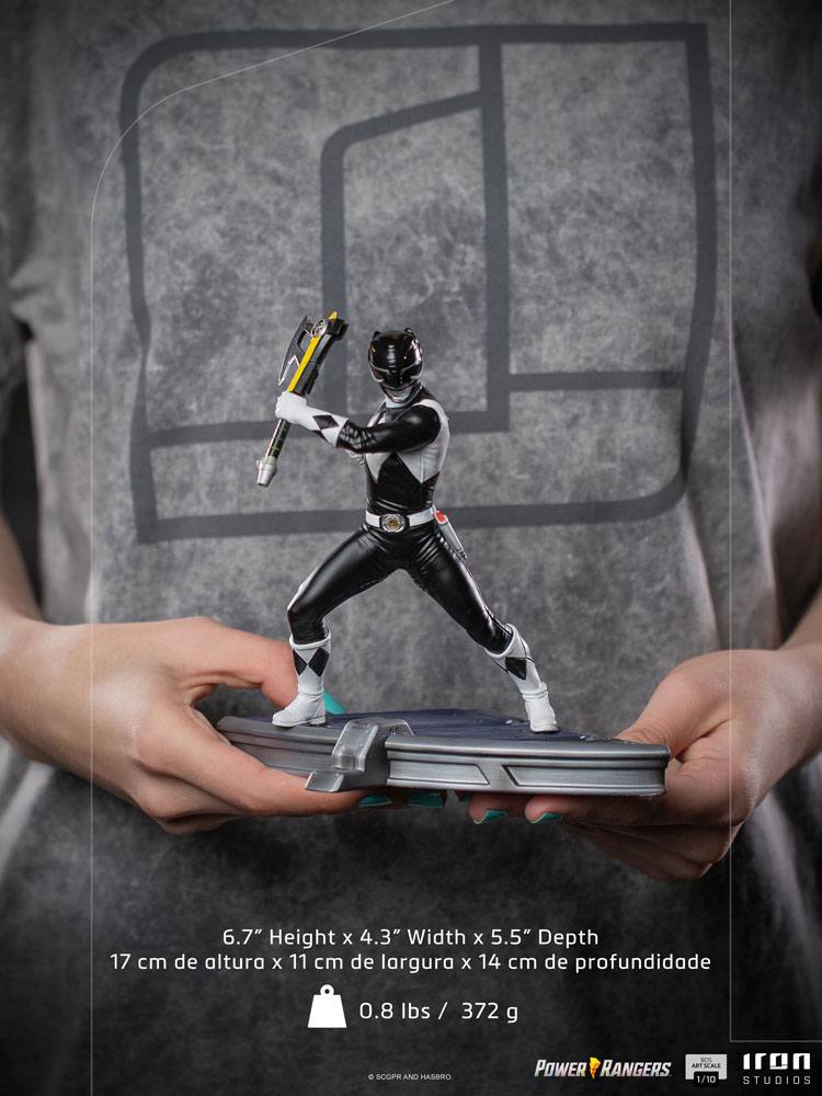 Power Rangers BDS Art Scale Statue 1/10 Black Ranger 17 cm Image 16