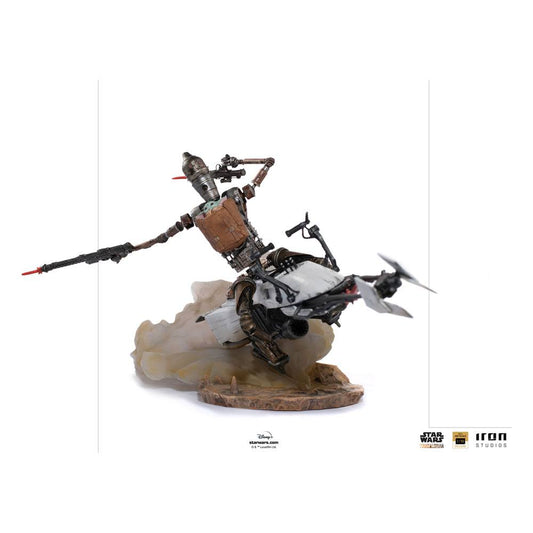 Star Wars The Mandalorian Deluxe Art Scale Statue 1/10 IG-11 & The Child 20 cm Image 1