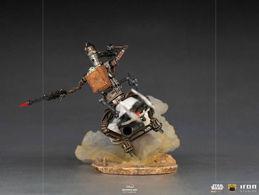 Star Wars The Mandalorian Deluxe Art Scale Statue 1/10 IG-11 & The Child 20 cm Image 2