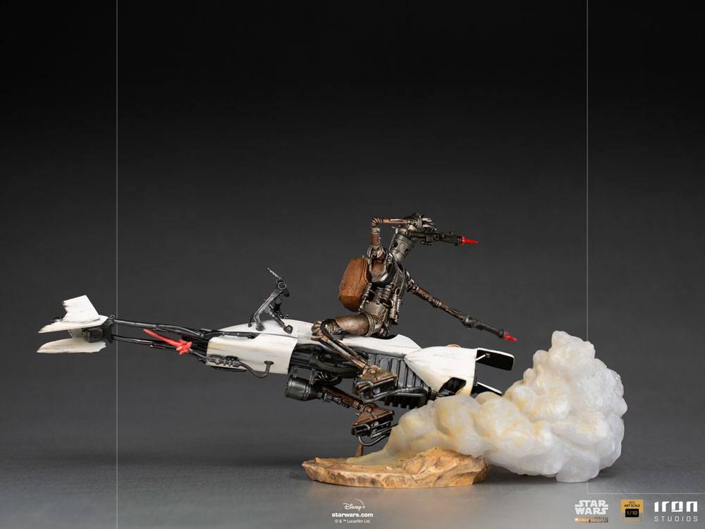 Star Wars The Mandalorian Deluxe Art Scale Statue 1/10 IG-11 & The Child 20 cm Image 3