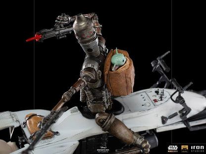 Star Wars The Mandalorian Deluxe Art Scale Statue 1/10 IG-11 & The Child 20 cm Image 6