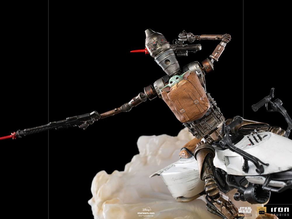 Star Wars The Mandalorian Deluxe Art Scale Statue 1/10 IG-11 & The Child 20 cm Image 8