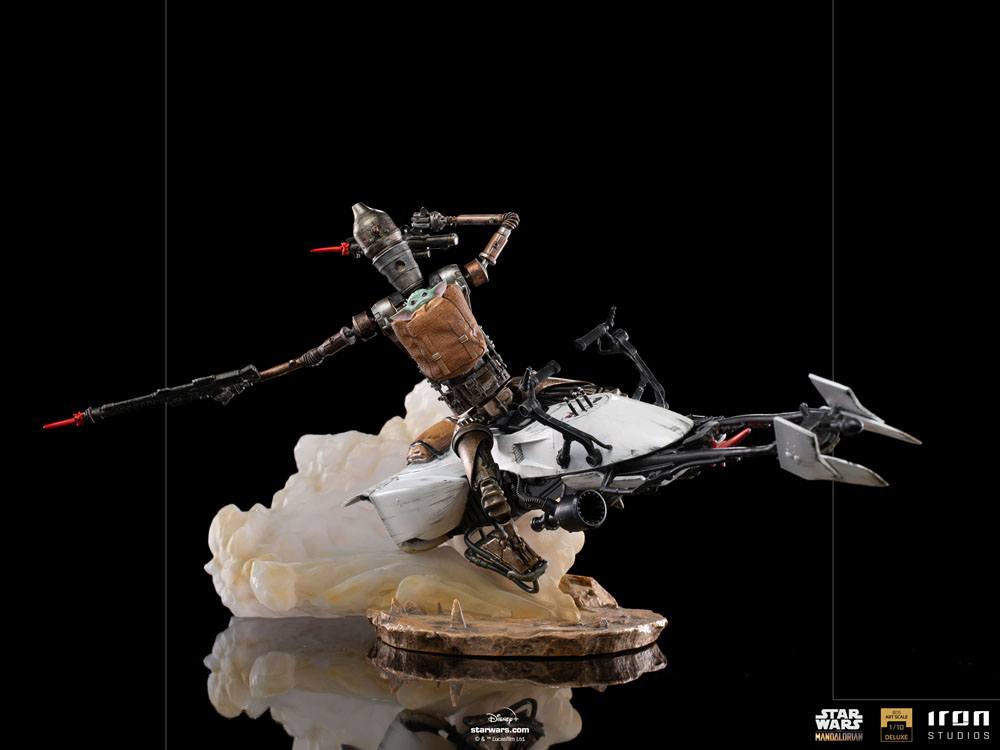 Star Wars The Mandalorian Deluxe Art Scale Statue 1/10 IG-11 & The Child 20 cm Image 9