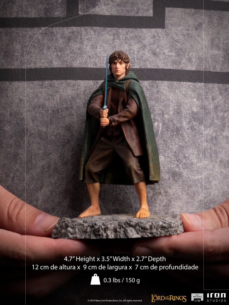 Herr der Ringe BDS Art Scale Statue 1/10 Frodo 12 cm Image 7