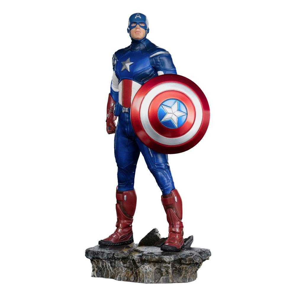 The Infinity Saga BDS Art Scale Statue 1/10 Captain America Battle of NY 23 cm Image 1