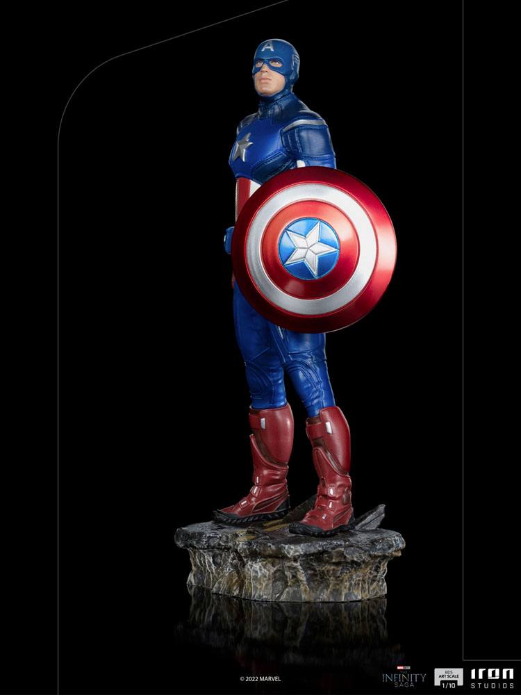 The Infinity Saga BDS Art Scale Statue 1/10 Captain America Battle of NY 23 cm Image 3