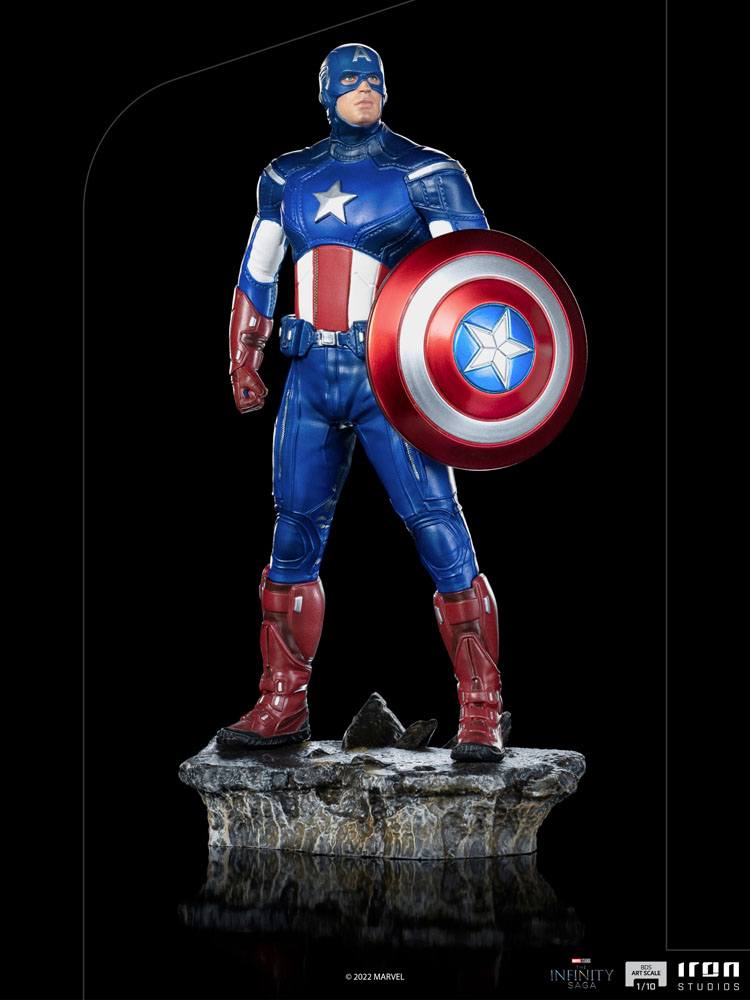 The Infinity Saga BDS Art Scale Statue 1/10 Captain America Battle of NY 23 cm Image 4