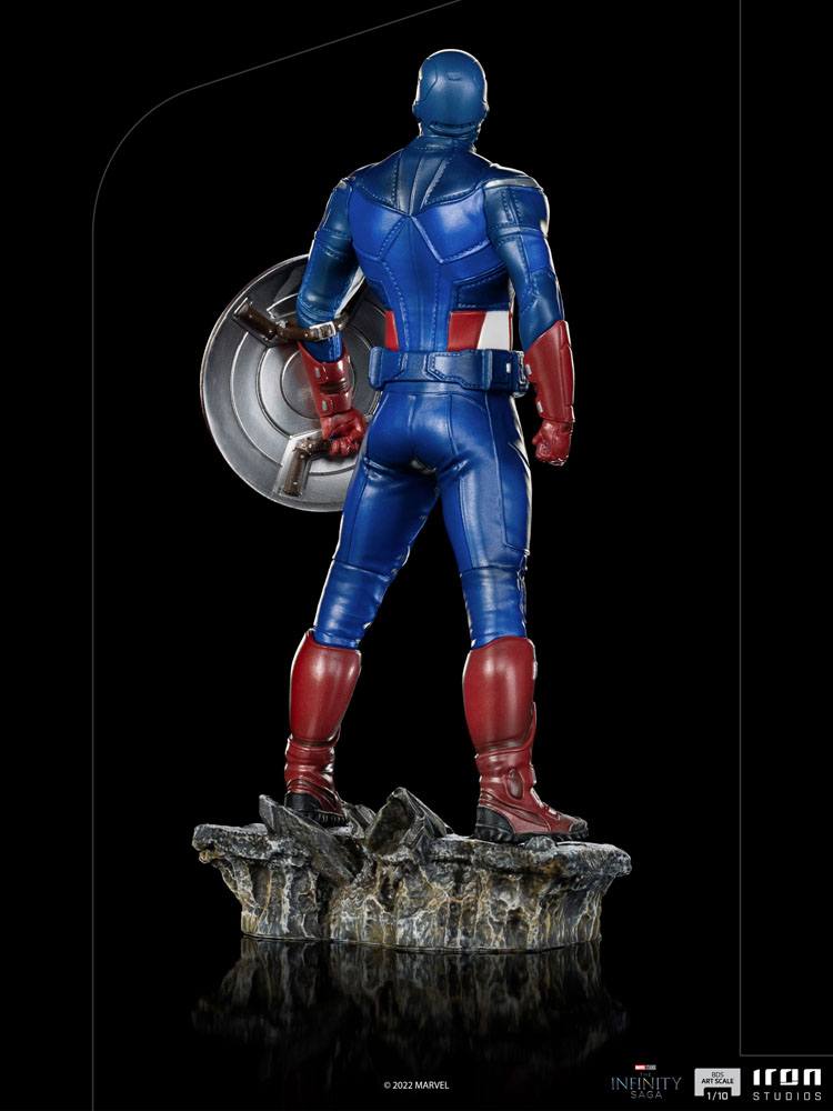 The Infinity Saga BDS Art Scale Statue 1/10 Captain America Battle of NY 23 cm Image 5