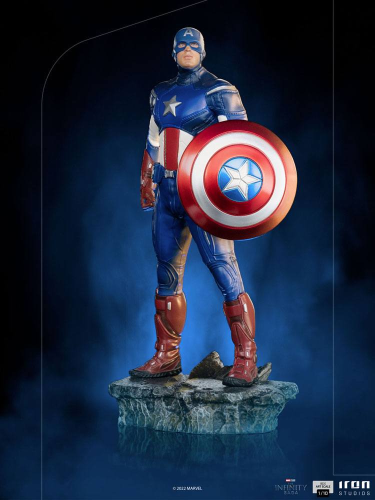 The Infinity Saga BDS Art Scale Statue 1/10 Captain America Battle of NY 23 cm Image 6