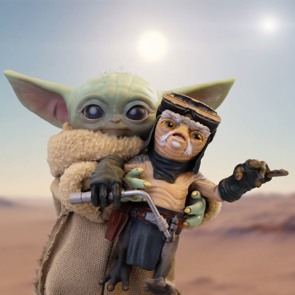The Mandalorian & Grogu Grogu Collection Statue Grogu No Squeezy Image 6