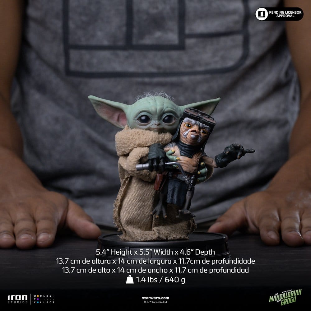 The Mandalorian & Grogu Grogu Collection Statue Grogu No Squeezy Image 7