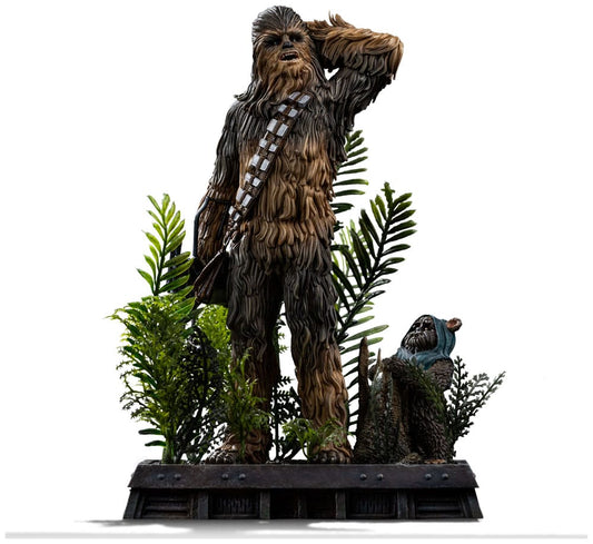 Star Wars Episode VI Art Scale Statue 1/10 Chewbacca and Tokkat 22 cm Image 1