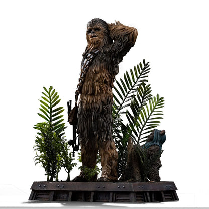Star Wars Episode VI Art Scale Statue 1/10 Chewbacca and Tokkat 22 cm Image 2