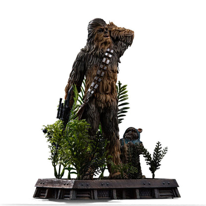 Star Wars Episode VI Art Scale Statue 1/10 Chewbacca and Tokkat 22 cm Image 3