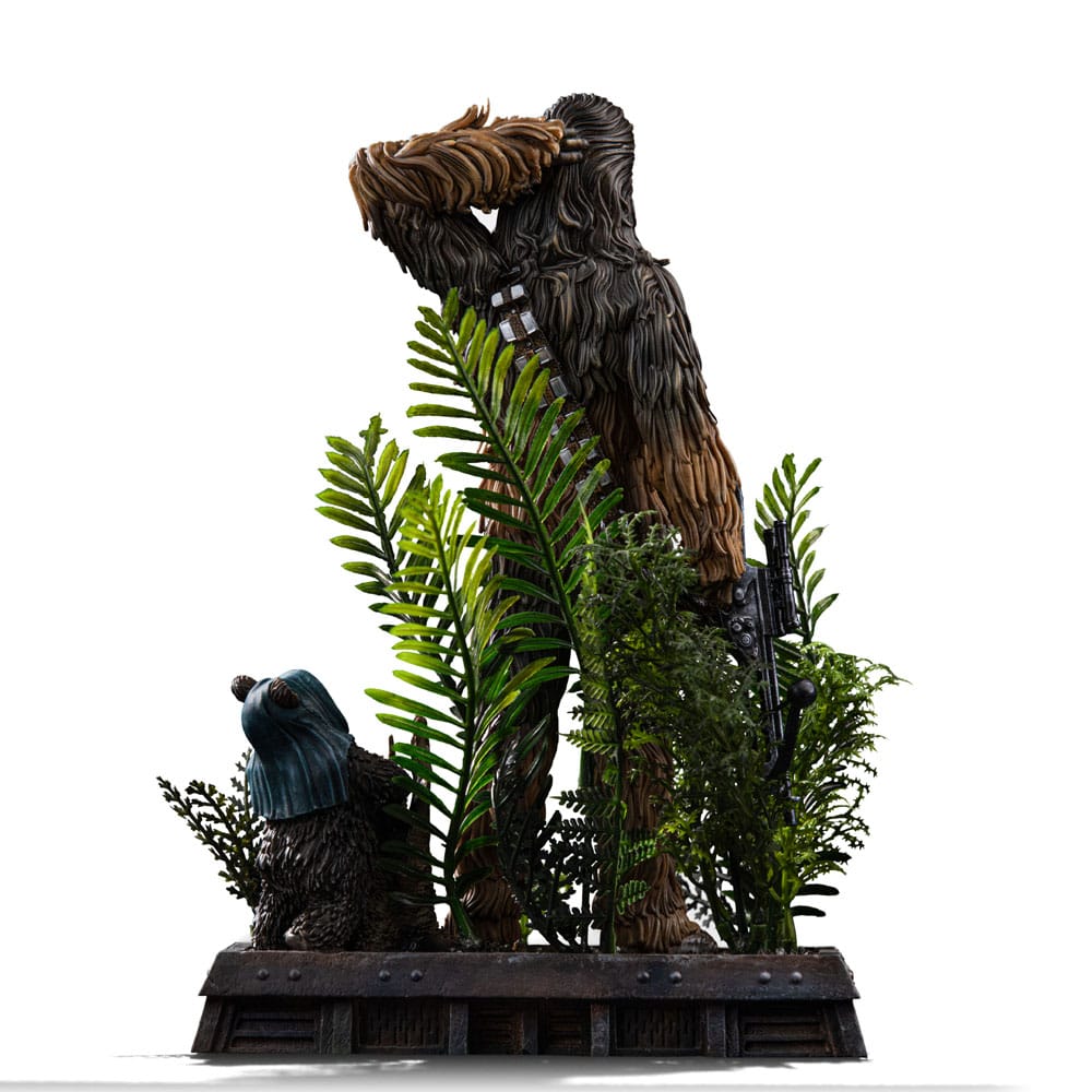 Star Wars Episode VI Art Scale Statue 1/10 Chewbacca and Tokkat 22 cm Image 4