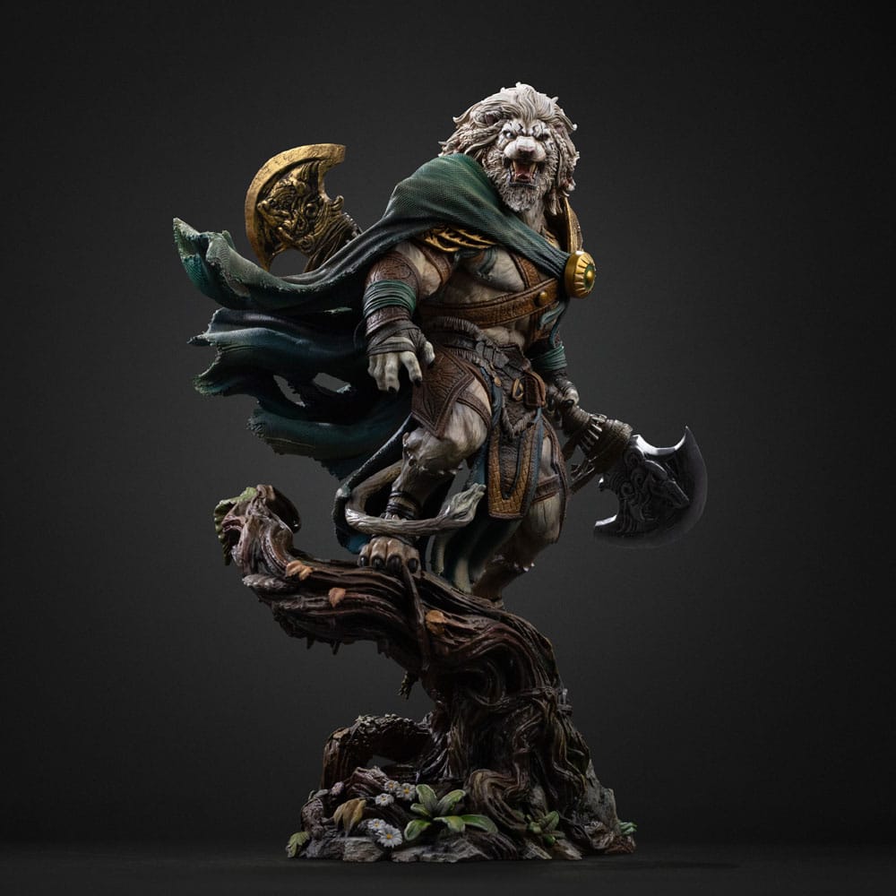 Magic The Gathering Art Scale Statue 1/10 Ajani Goldmane 26 cm Image 2