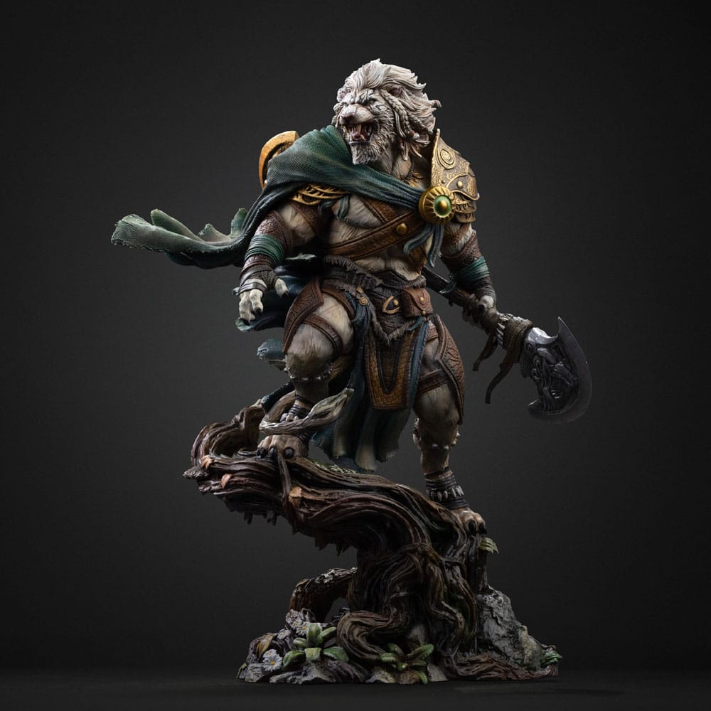Magic The Gathering Art Scale Statue 1/10 Ajani Goldmane 26 cm Image 3