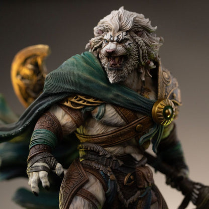 Magic The Gathering Art Scale Statue 1/10 Ajani Goldmane 26 cm Image 10