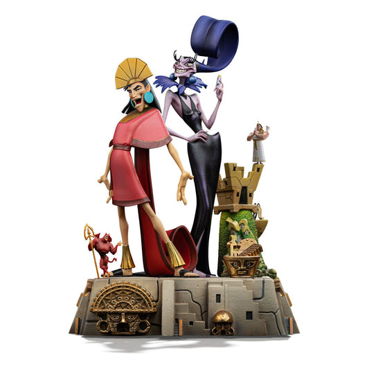 Ein Königreich für ein Lama Deluxe Art Scale Statue 1/10 Kuzko & Yzma 28 cm Image 1