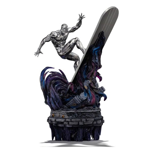 Marvel Comics Infinity Gauntlet Diorama Art Scale Statue 1/10 Silver Surfer Deluxe 36 cm Image 1