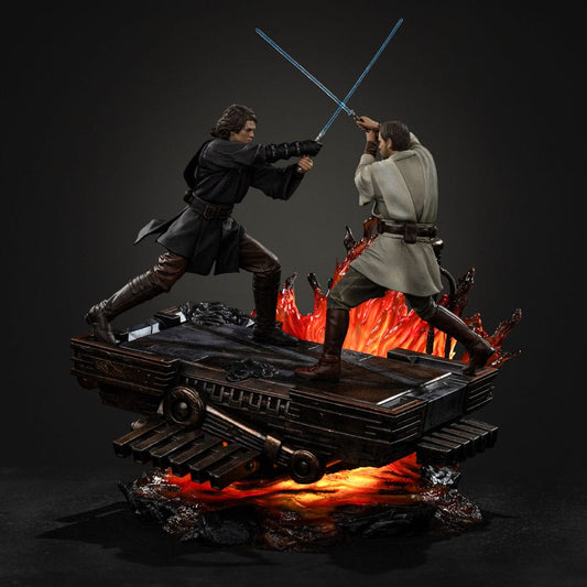 Star Wars Art Scale Statue 1/10 Anakin vs. Obi Wan 34 cm Image 2