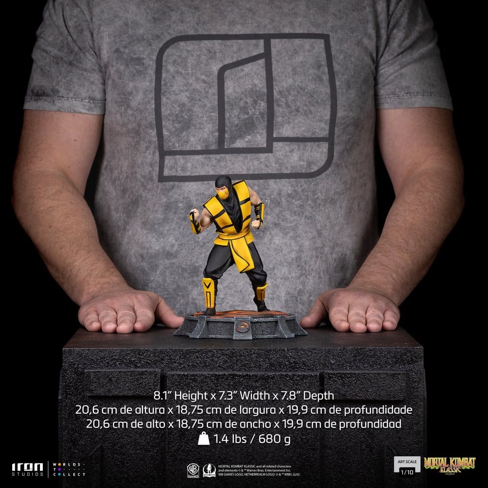 Mortal Kombat Art Scale Statue 1/10 Scorpion (Variant) heo exclusive 21 cm Image 2