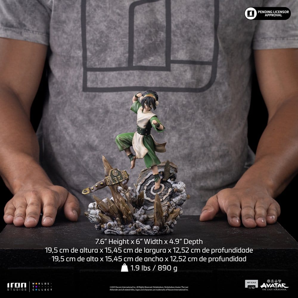 Avatar - Der Herr der Elemente Art Scale Statue 1/10 Toph 20 cm Image 2