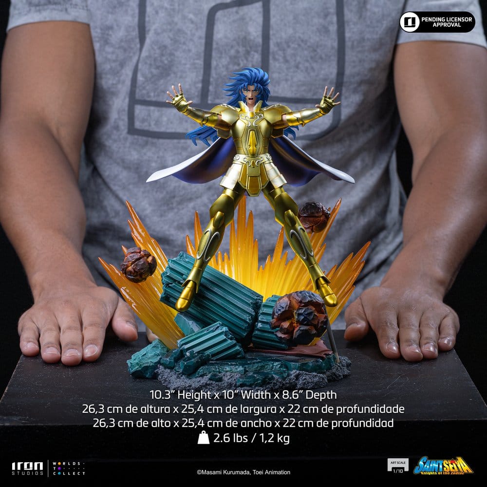Saint Seiya Art Scale Statue 1/10 Gemini Saga 26 cm Image 19